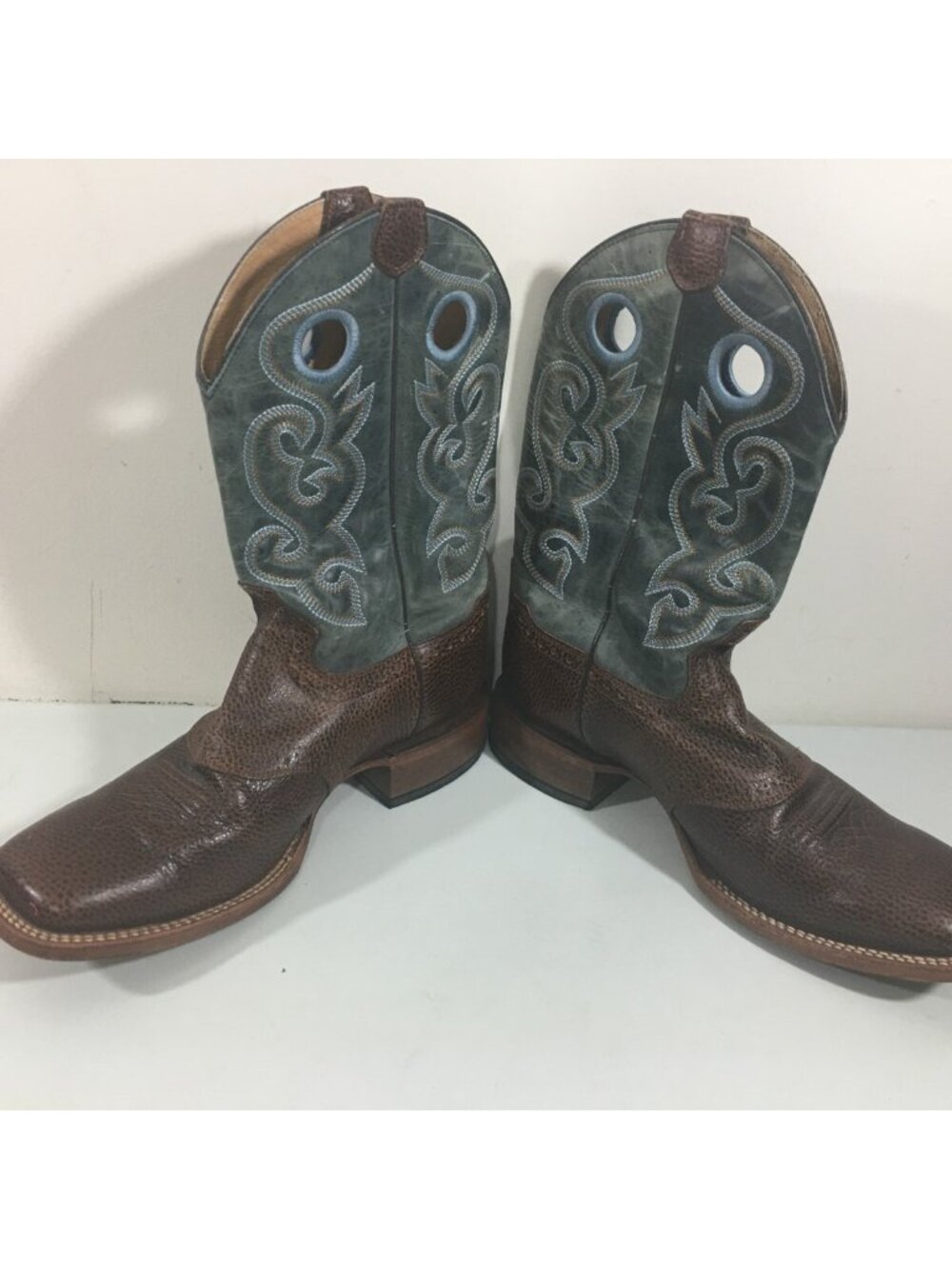 CODY JAMES MEN'S SADDLE VAMP WESTERN BOOTS SQUARE TOE SZ 10D